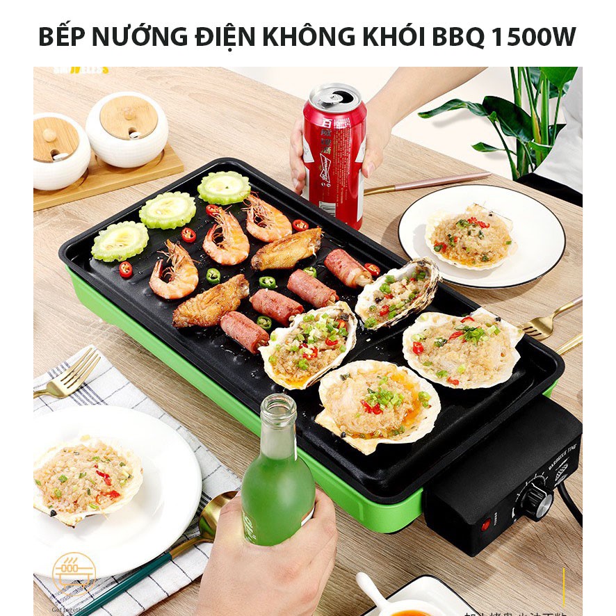 [FREESHIP] Bếp Nướng Điện Không Khói BBQ2005 1500W ELECTRIC- Hàng loại 1, thích hợp cho gia đình, tiết kiệm điện năng !