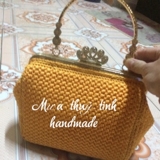 Túi khung vương miện handmade
