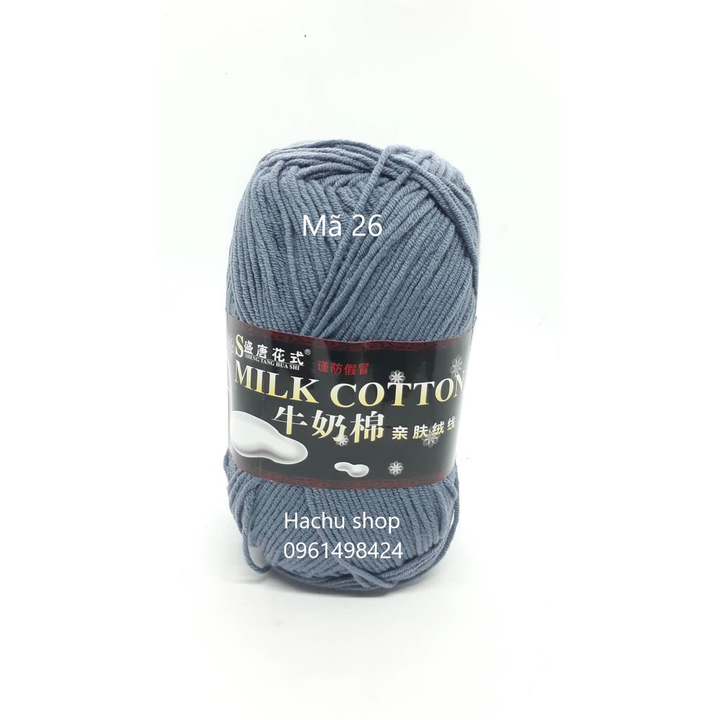 Len milk cotton loại 1