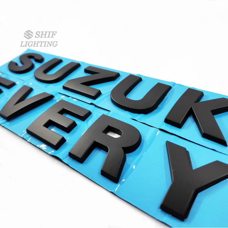 Miếng dán hình chữ Suzuki Every trang trí xe hơi