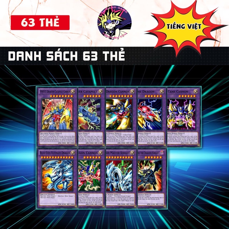 Bài in Yugioh ] Bộ Bài Seto Kaiba Tiếng Việt.