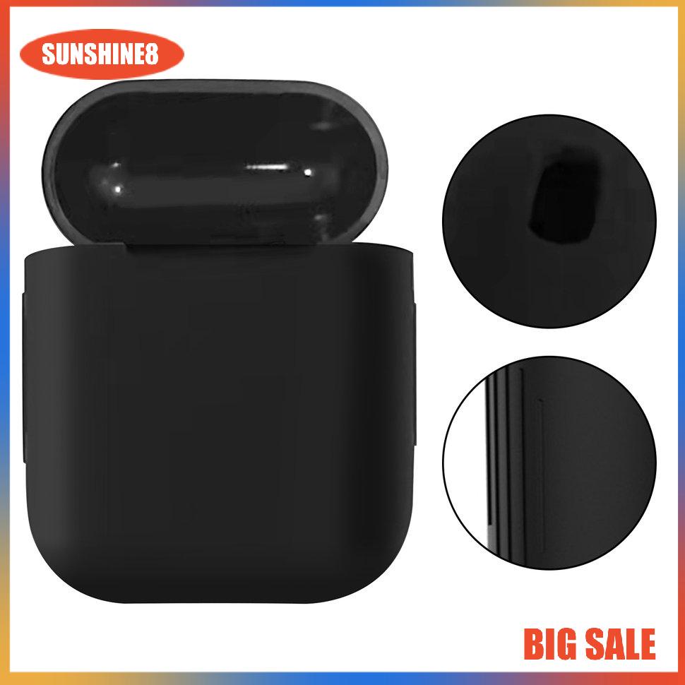 【SUN】Earphone Case For Airpods1/2 Soft Silicone Shockproof Wireless Headphone Cover