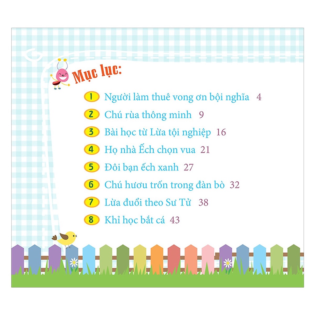 Sách - Truyện Kể 5 Phút Những Câu Chuyện Ngụ Ngôn