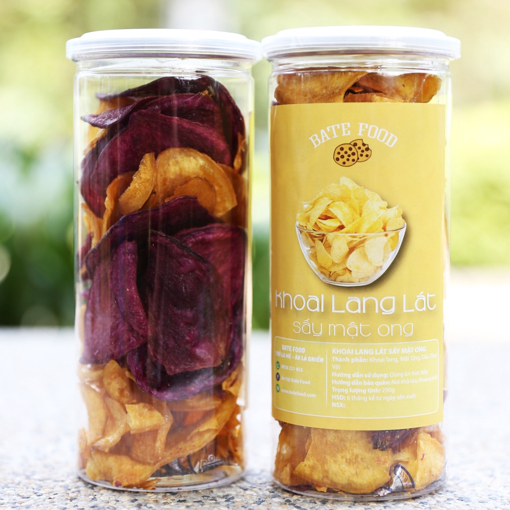 Khoai Lang Sấy Mật Ong 220gr - Đồ Ăn Vặt Ngon