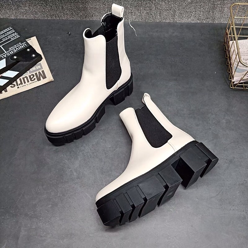 Chunky boots da - 2 mẫu. hàng xuất uk