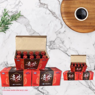 nước sâm 3 hộp 30 chai