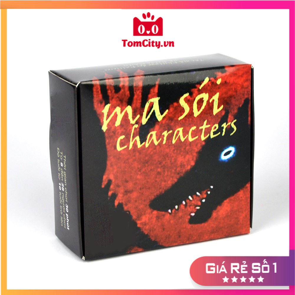 Combo ma sói Character + 1 xấp Sleeves bọc bài Ma sói giá rẻ