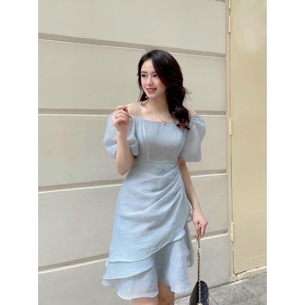 Ivy Dress – Đầm tiểu thư nút ngọc – ,SKU : >>>🇻🇳 Top1Vietnam 🛒>>> shopee.vn 🇻🇳🇻🇳🇻🇳🛒🛍🛒