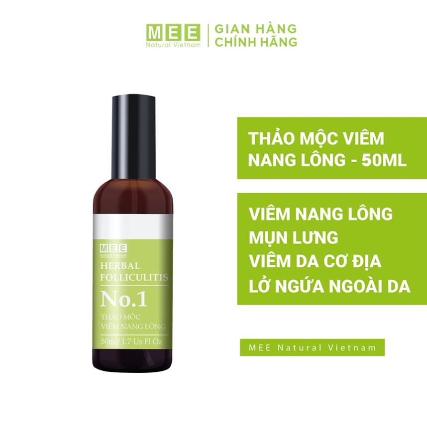 Xịt viêm nang lông, viêm lỗ chân lông - Thảo mộc thiên nhiên MEE NATURAL 50ml.. | BigBuy360 - bigbuy360.vn
