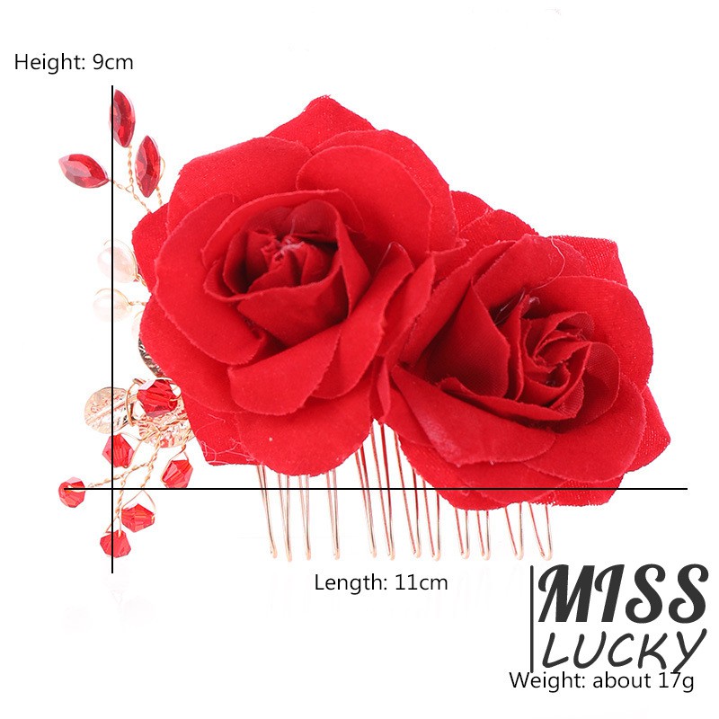 Lược cài tóc kiểu dáng thời trang thanh tú cho cô dâu