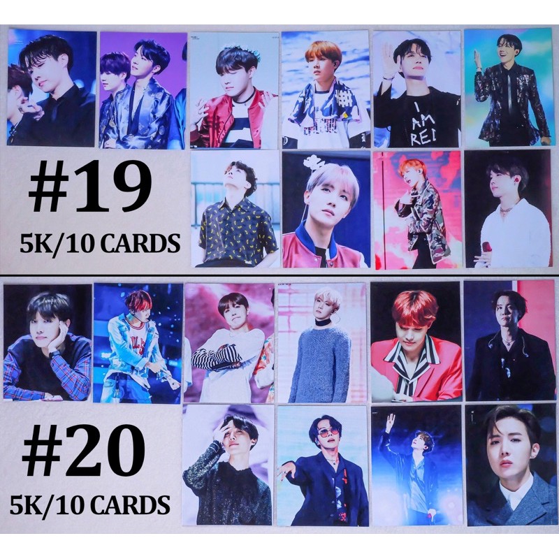 (Có sẵn) Sale set card BTS - JHOPE 2