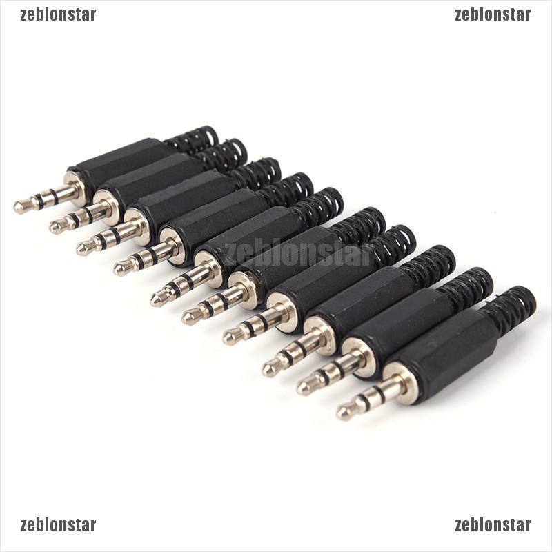 Bộ 5 Đầu Nối jack Âm Thanh 3.5mm 1 / 8 Chuyên Dụng