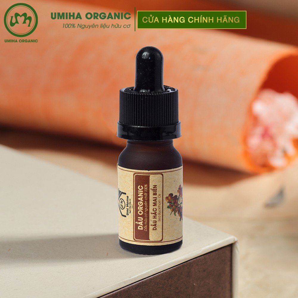 Dầu Hắc Mai Biển hữu cơ UMIHA nguyên chất | Sea ​​Buckthorn Oil 100% Organic 10ml