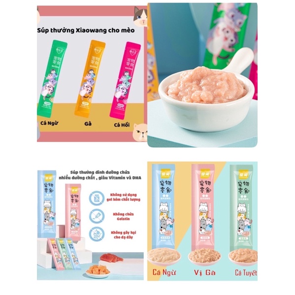 SÚP THUỞNG DINH DƯỠNG MÈO 15G