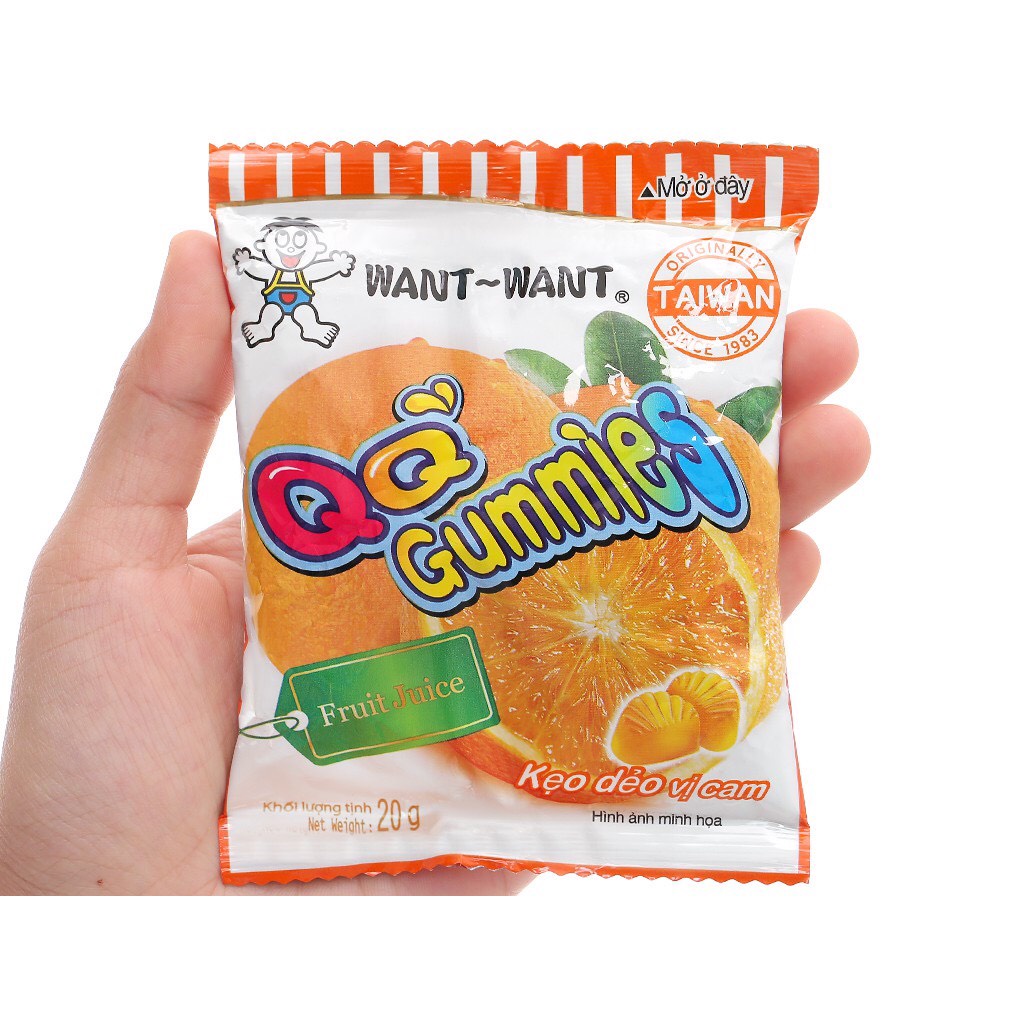Kẹo dẻo trái cây Want Want Taiwan 20g