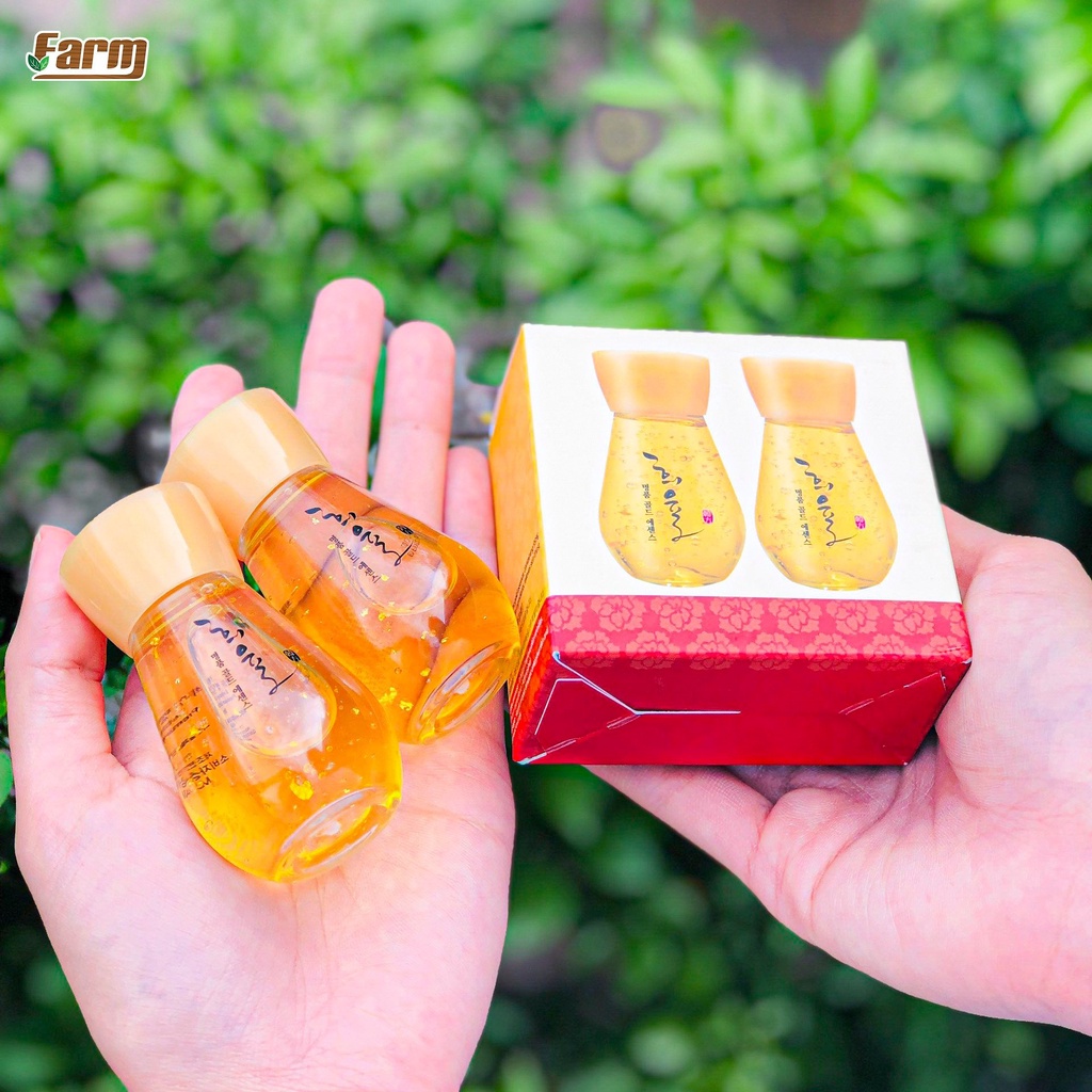 Set 2 chai Serum Tinh Chất Vàng 24K Lebelage Heeyul Premium Essence