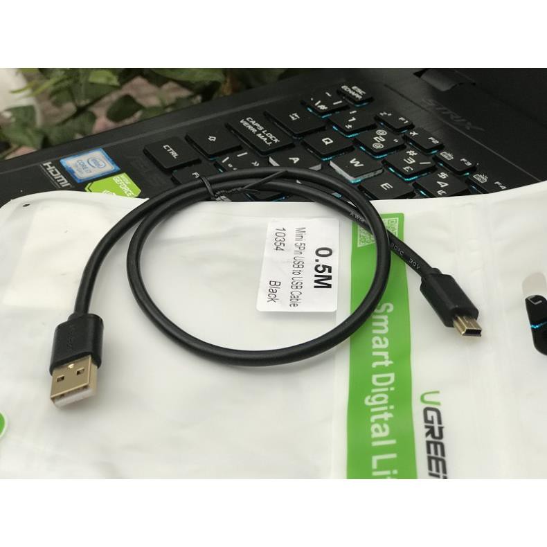 Cáp chuyển đổi USB ra Mini USB – UGREEN 10353 10354 - chính hãng