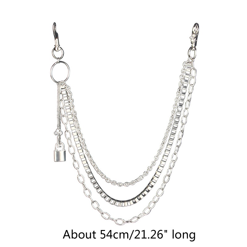 Oneri Dây Xích Đeo Quần Jean Phong Cách Punk Hiphop Cho Nam Và Nữ