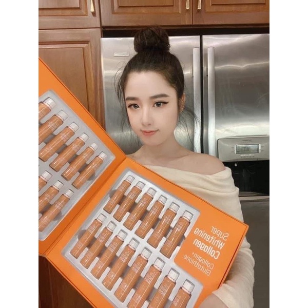 SUPER WHITENING COLLAGEN 5000mg (VITAMINE) HWA SERA full hộp Chính hãng