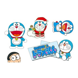 BỘ TEM STICKER DORAEMON KITTY 13 TEM CAO CẤP