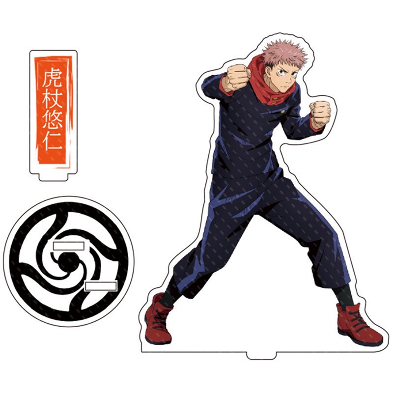 Mô Hình Nhân Vật Jujutsu Kaisen Yuji Itadori Gojo Satoru Nobara Megumi Maki Toge 15cm Chân Thật