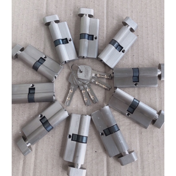 Ruột khoá tay gạt TESSA ( combo 10 ruột khoá dùng chung 1 chìa chủ , 32X70 , loại 1 đầu chìa )