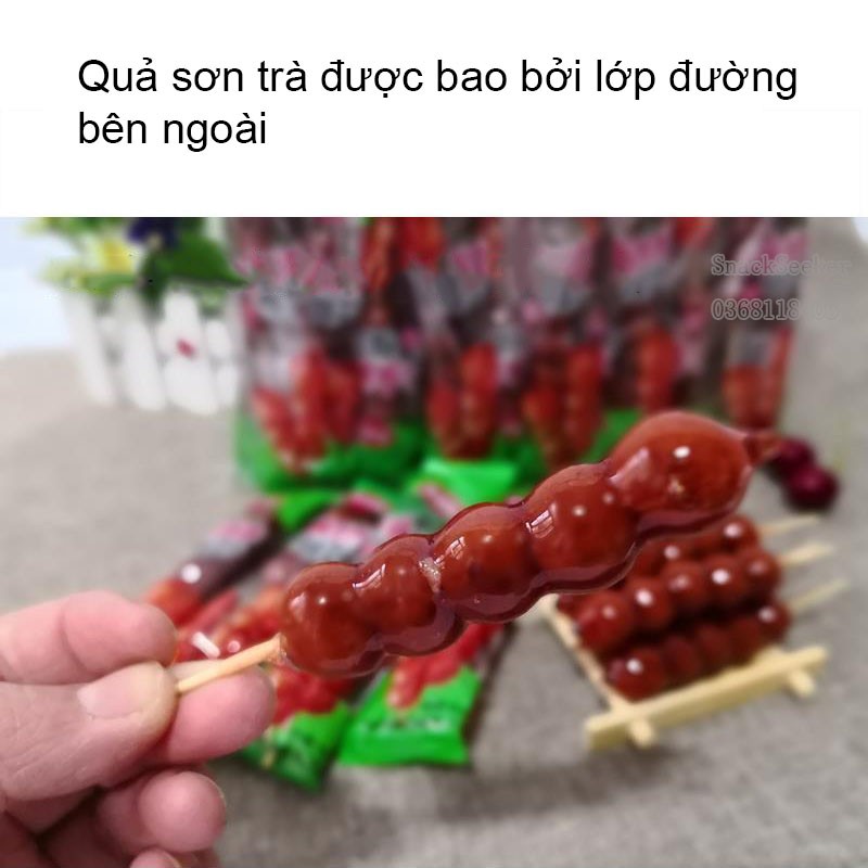 Kẹo Hồ Lô Bọc Đường - Snackseeker - Đồ ăn vặt Trung Quốc, bánh kẹo ăn vặt