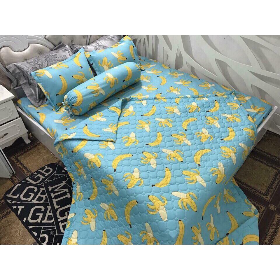 [SIÊU SALE] [HỔ TRỢ PVC] Xả kho cuối năm bộ drap giường  cotton poly mềm mịn (chọn mẫu)