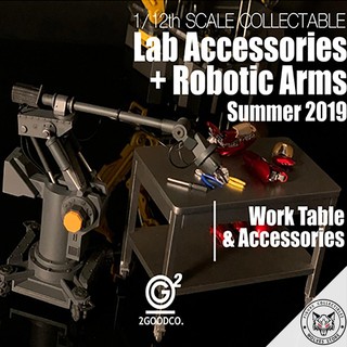 [Order báo giá] Set Lab Accesories Lab and Robotic Arms (Iron man) tỷ lệ 1/12 của 2Goodco