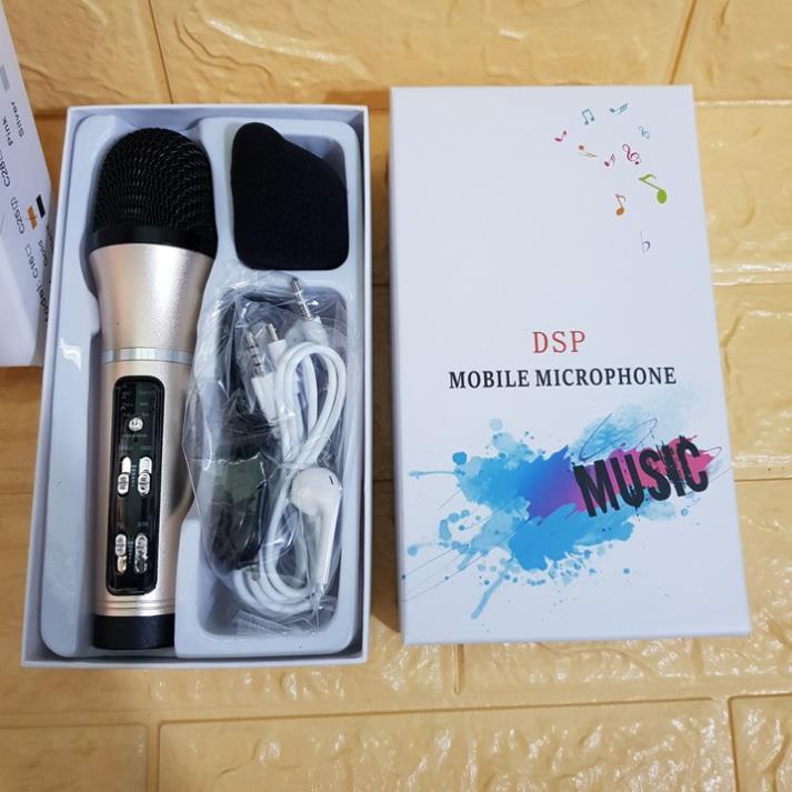 Mic hát karaoke hỗ trợ livestream c25 - Chính hãng