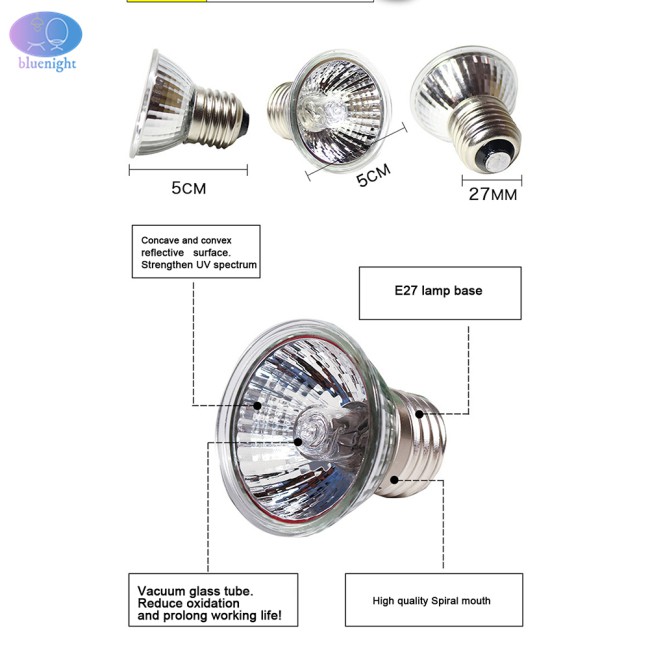 Đèn UVB 3.0 sưởi ấm cho rùa/ bọ sát