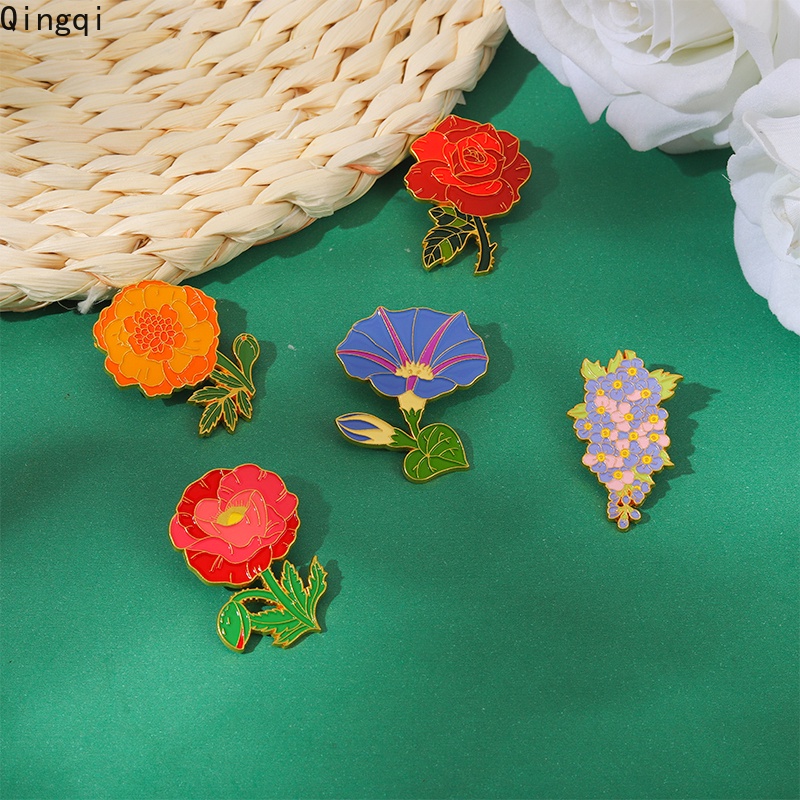 Ghim cài áo Miss Zoe hình hoa hồng thanh lịch cho nữ