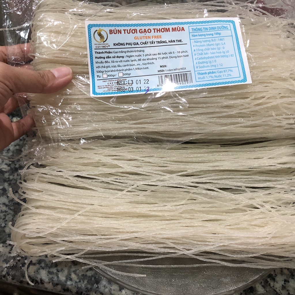 400GR BÚN TƯƠI GẠO THƠM MÙA CÁT THỦY