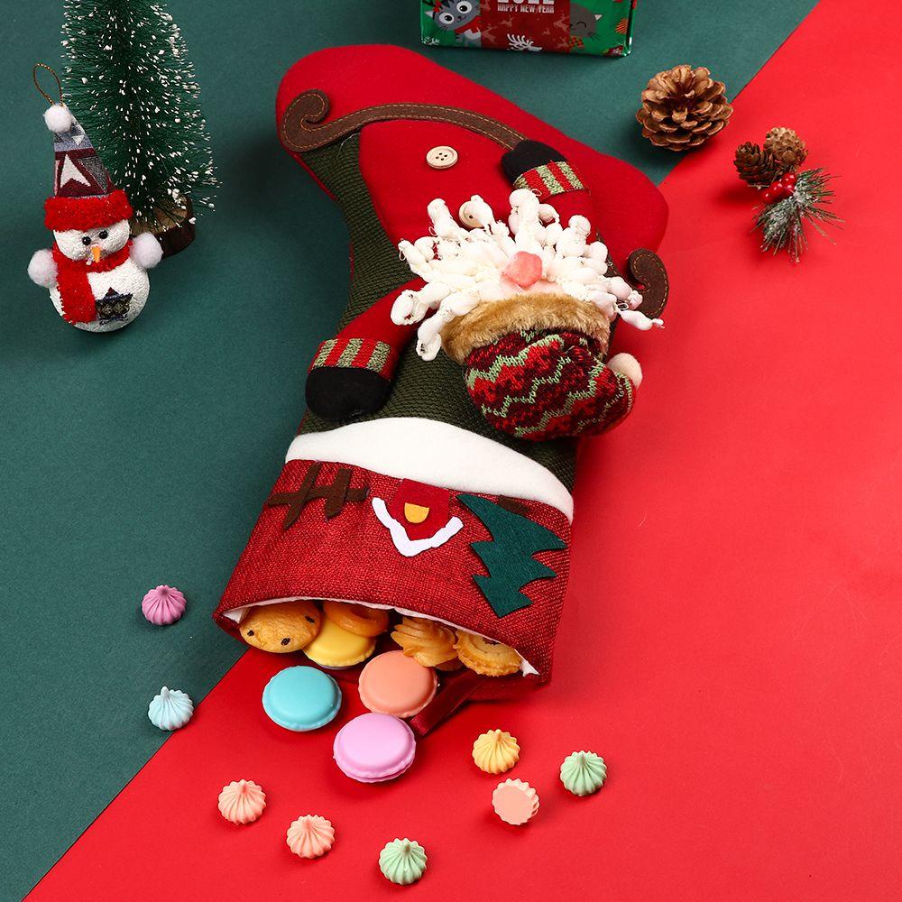 Tất Treo Trang Trí Cây Thông Giáng Sinh Năm Mới / Ông Già Noel Xinh Xắn