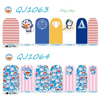 Dán móng siêu CUTE hoạt hình Doraemon siêu dễ thương