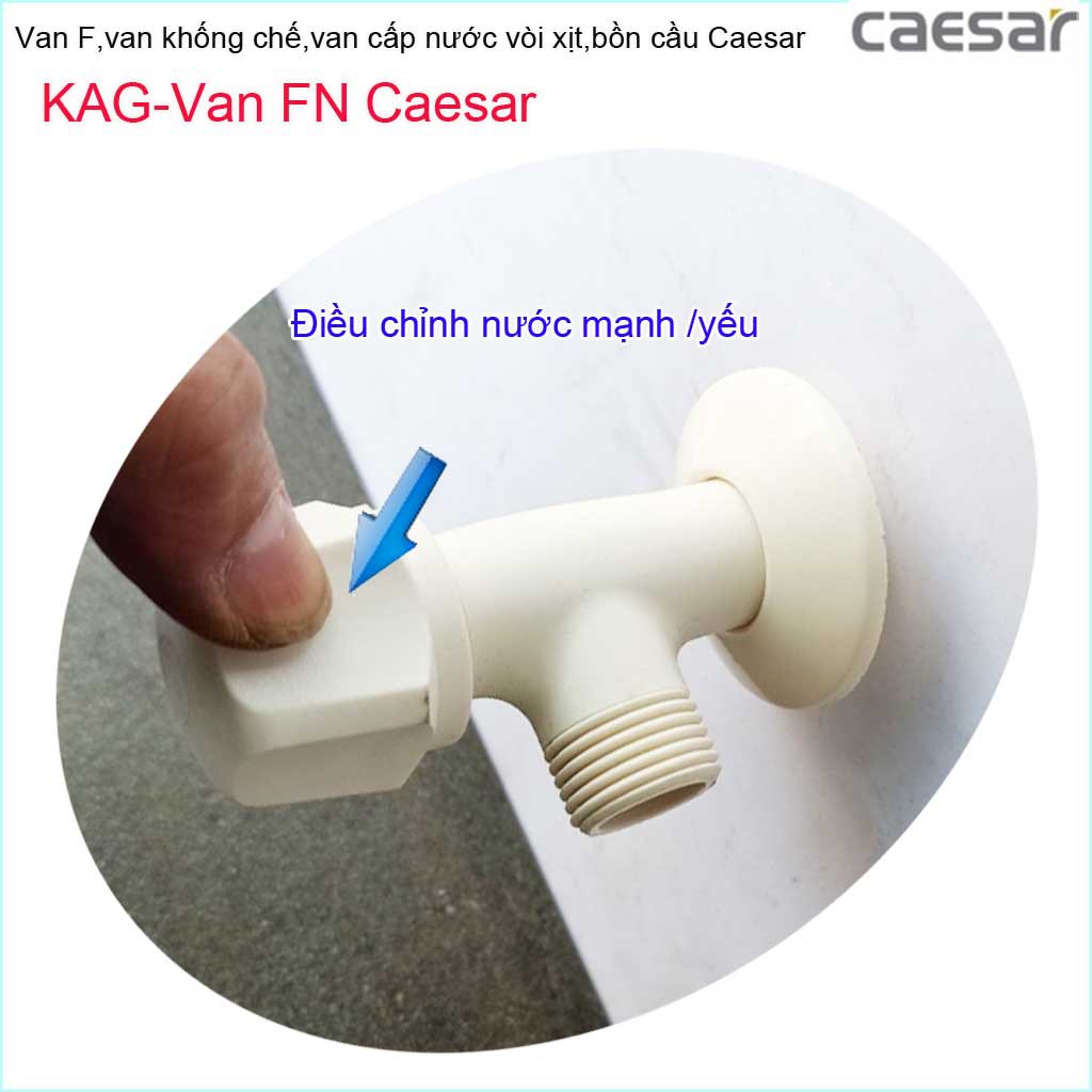 Van giảm áp lực nước Caesar KAG-Van FN Caesar BF403P, van khống chế nhựa 100% dùng cho nước phèn nước mặn