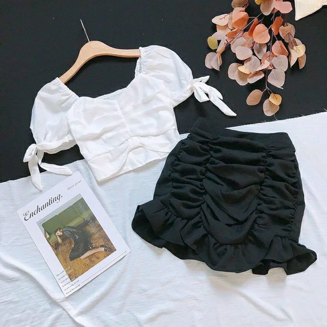 (Bigsize)Chân váy nhún gọn dáng kiêu kì 55-90kg Ms100 | BigBuy360 - bigbuy360.vn