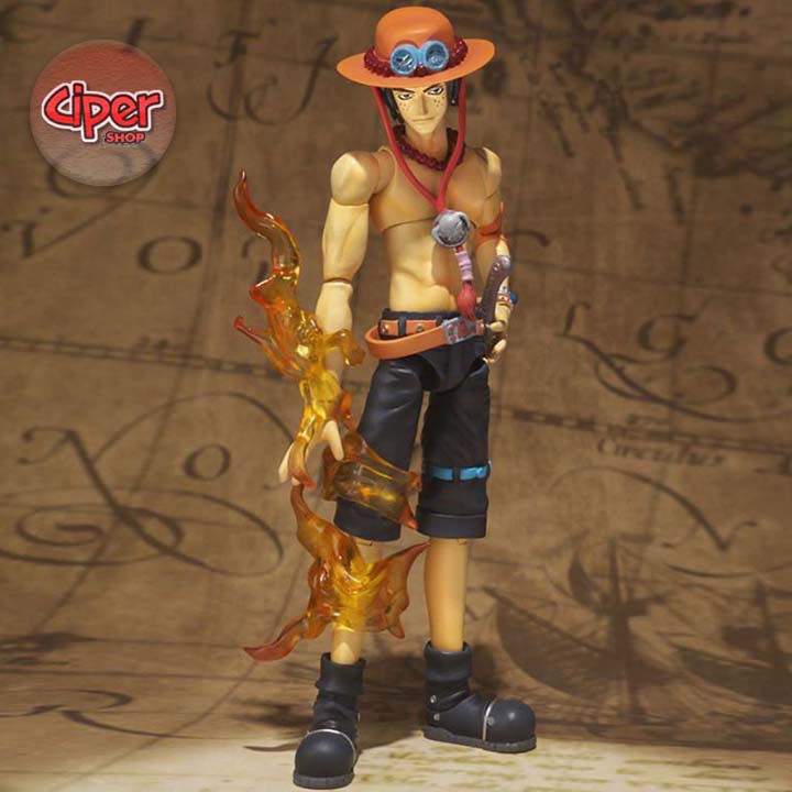 Mô hình SHF Ace - Mô hình One Piece - Figure Action Ace SHF