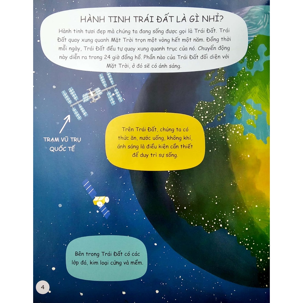 Sách Cuốn Sách Đầu Đời Của Bé - Khám Phá Trái Đất