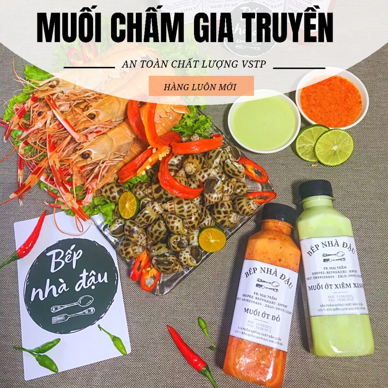 (Hàng mới) MUỐI ỚT XIÊM XANH/ MUỐI ỚT ĐỎ/ MUỐI CHẤM HẢI SẢN 90G/ 300G