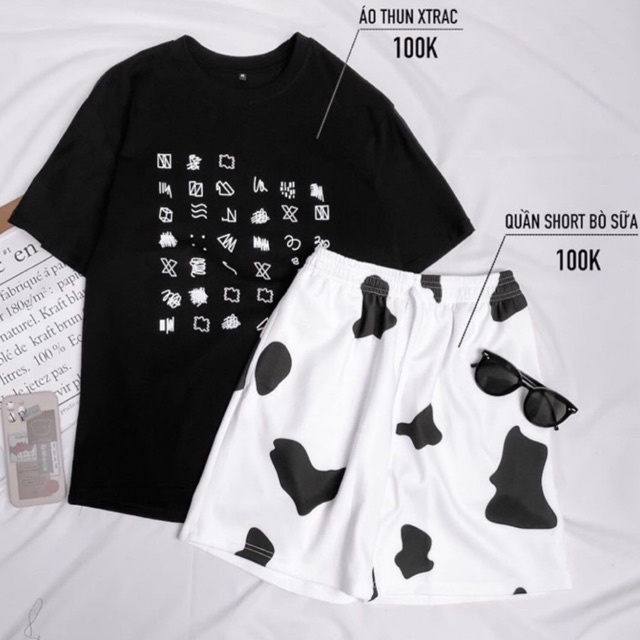 Quần Short Thun Bò Sữa Unisex /Nam nữ unisex/FREESHIP ❤️Jaystoree ❤️
