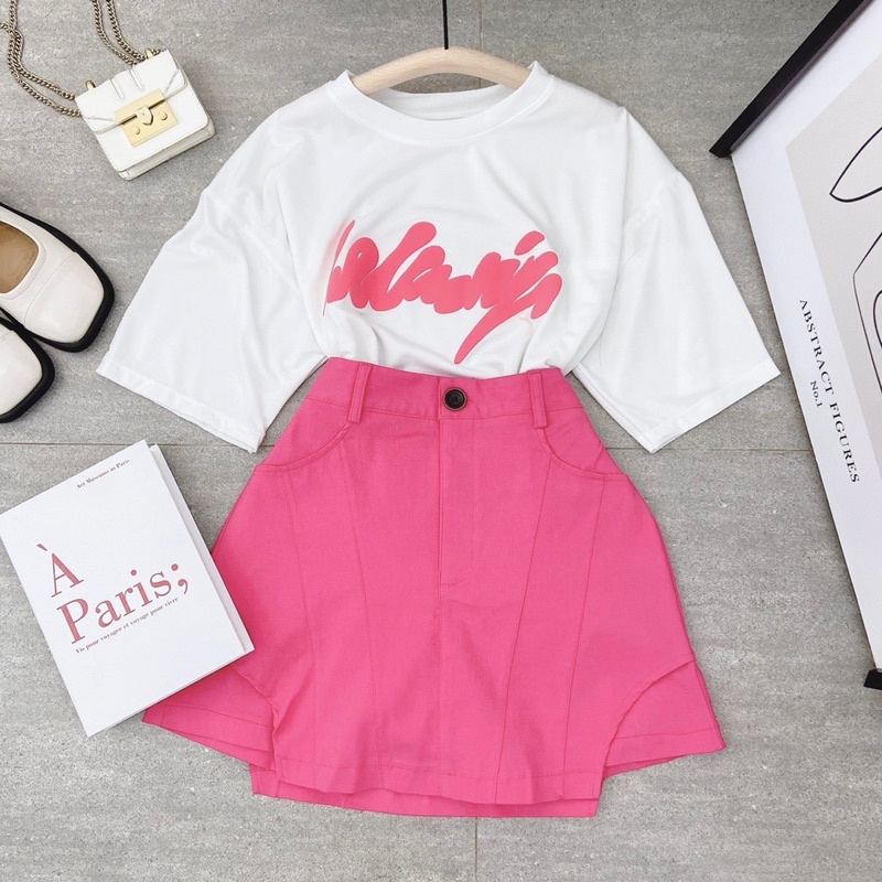 𝐒𝐄𝐓 𝐏𝐔𝐋𝐋 TRẮNG 𝐂𝐇𝐔̛̃ + 𝐂𝐇𝐀̂𝐍 𝐕𝐀́𝐘 HỒNG