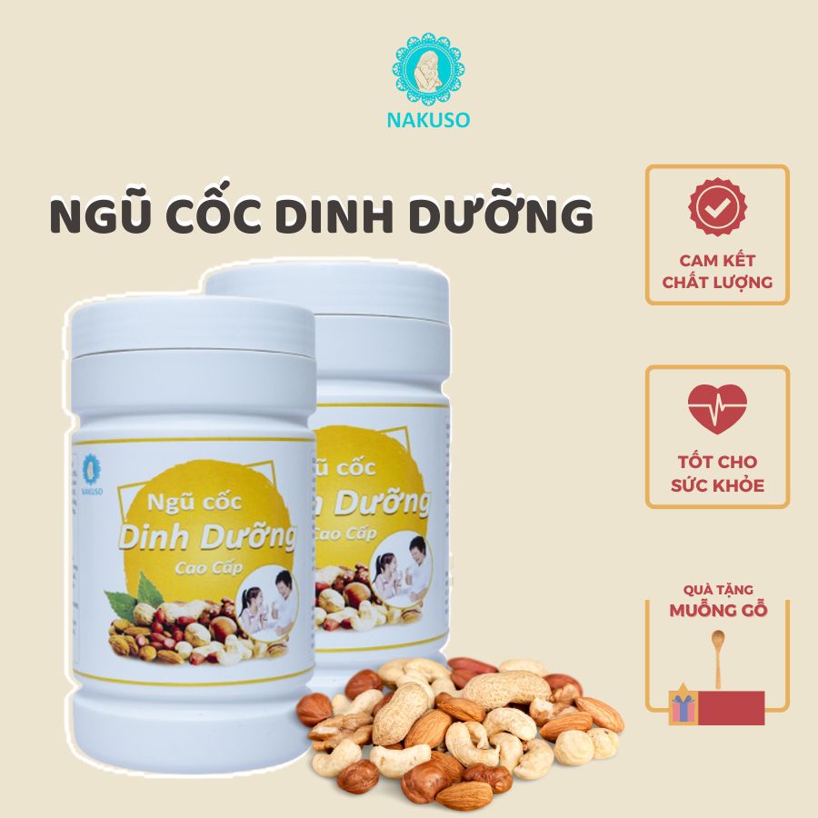 1KG Ngũ cốc dinh dưỡng - Sữa hạt từ 25 loại hạt cao cấp NAKUSO