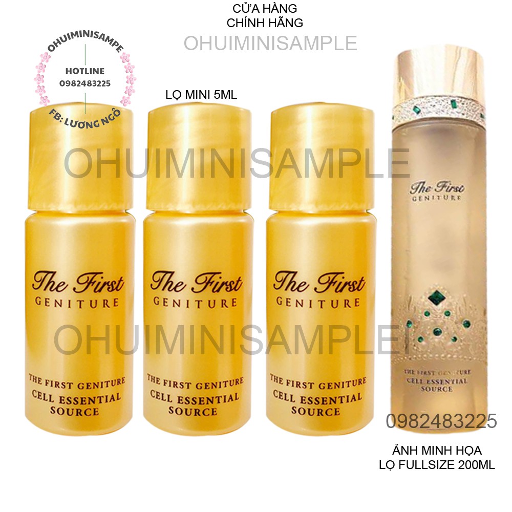 Lọ nước thần tinh chất khởi nguồn Ohui The First Cell Essential Source 5ml