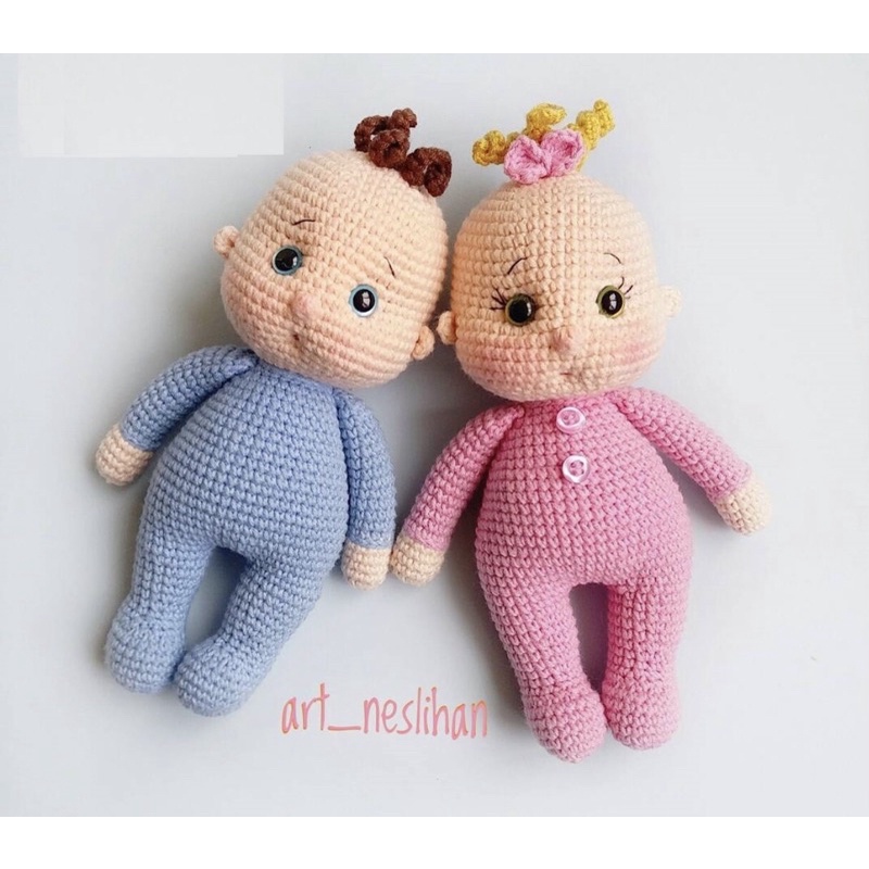 Búp bê len nhồi bông handmade - Baby handmade (25 cm)