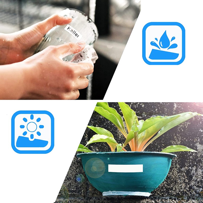 Bộ 10 Cuộn Băng Keo Trắng 12mm 0.47 Thay Thế Cho Máy In Nhãn Brother TZe-231 TZe Tz