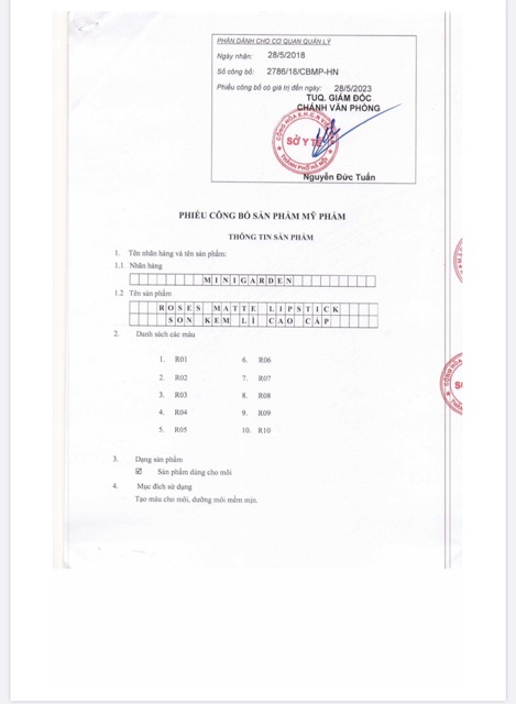 SON ROSES siêu lỳ DATE mới nhất, Bao giá TOÀN QUỐC | Thế Giới Skin Care