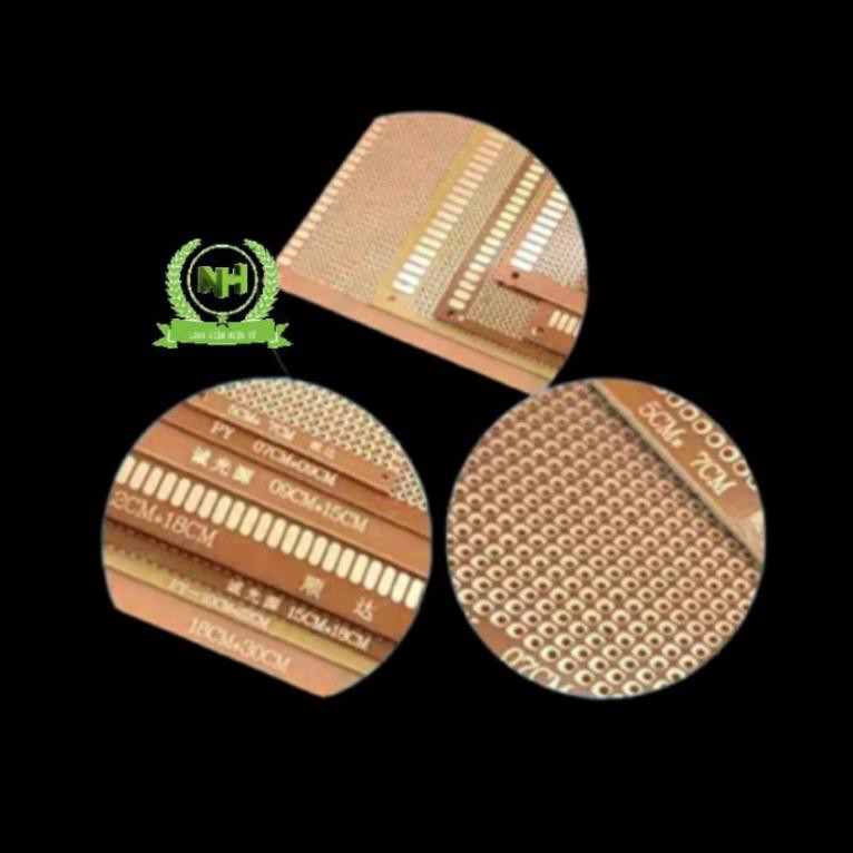 (LKNH) 5 chiếc Bo mạch/ Bảng Mạch Đục Lỗ Sẵn PCB Nâu nhiều kích thước Loại Tốt