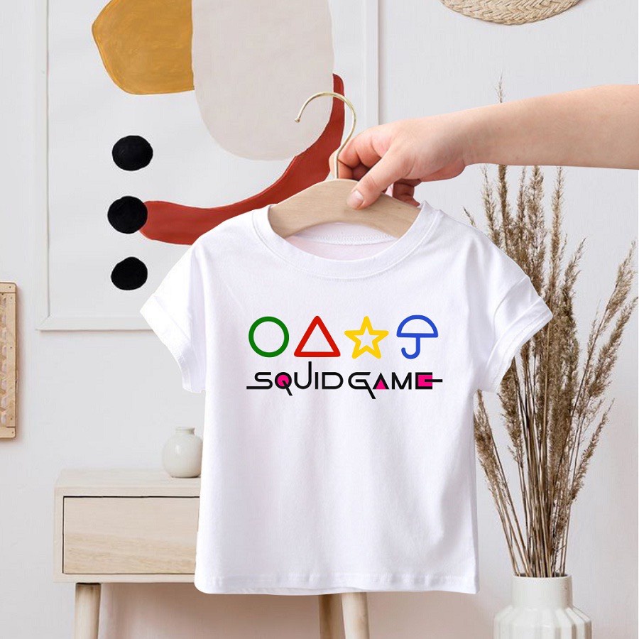 Áo SQUID GAME Trò Chơi Con Mực Cho Cả Gia Đình Cực Chất Hot Trend 2021 SQ01