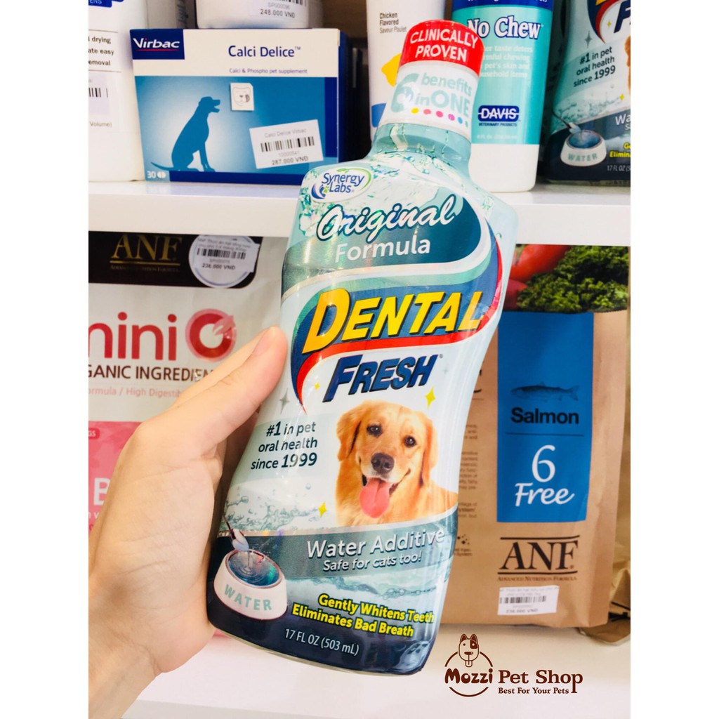 Dental Fresh Dung dịch hết hôi miệng cho chó - Made in USA